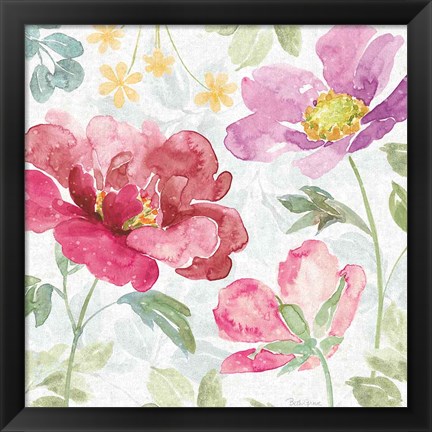 Framed Springtime Bloom II Print