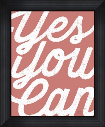 Framed Positivity V Print