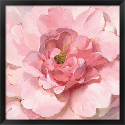 Framed Blushing Peony Print