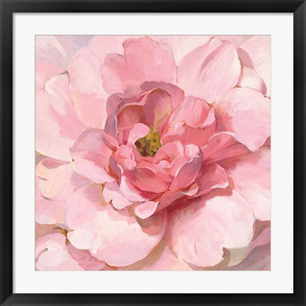 Framed Blushing Peony Print