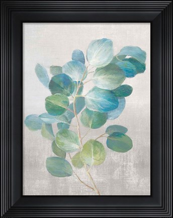 Framed Fresh I Gray Print