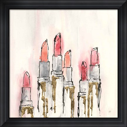 Framed Fashion First III Print