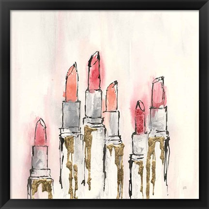 Framed Fashion First III Print