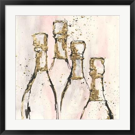 Framed Champagne is Grand II Print