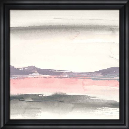 Framed Blush Valley II Print