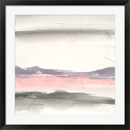 Framed Blush Valley II Print