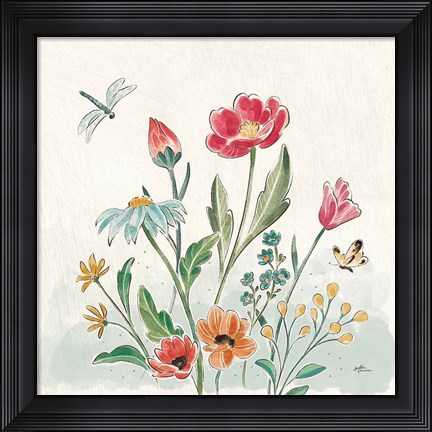 Framed Boho Field III Print