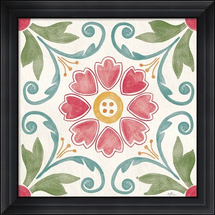 Framed Boho Field IX Print