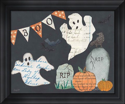 Framed Halloween Whimsy III Print