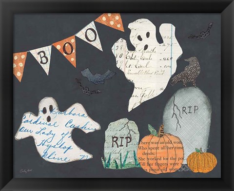 Framed Halloween Whimsy III Print