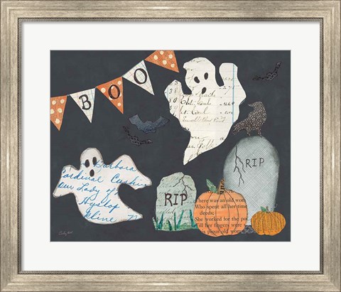 Framed Halloween Whimsy III Print