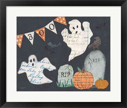 Framed Halloween Whimsy III Print