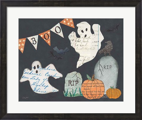 Framed Halloween Whimsy III Print