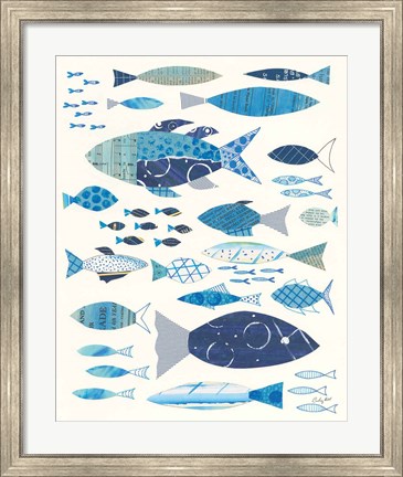 Framed Go With the Flow II Print
