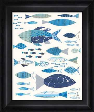 Framed Go With the Flow II Print