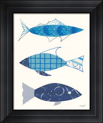 Framed Go With the Flow III Print