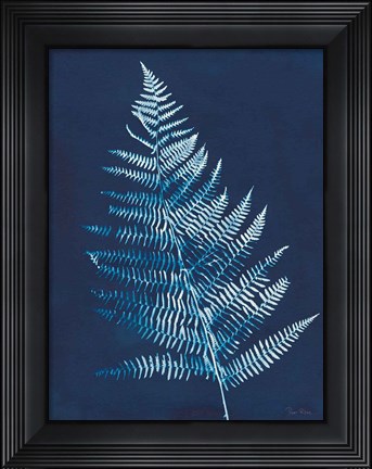 Framed Nature By The Lake - Ferns VI Print