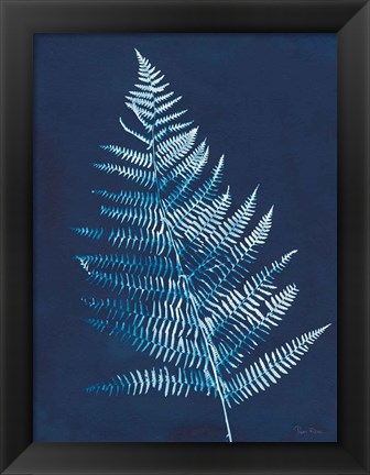 Framed Nature By The Lake - Ferns VI Print