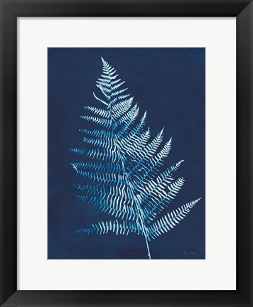 Framed Nature By The Lake - Ferns VI Print