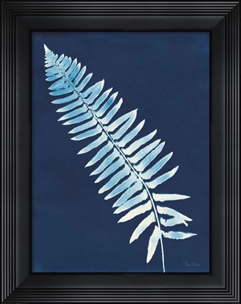 Framed Nature By The Lake - Ferns IV Print