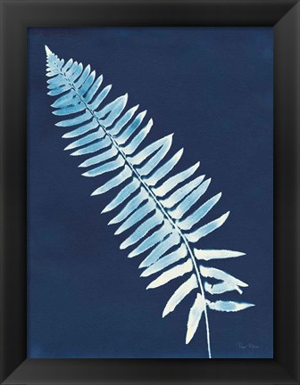 Framed Nature By The Lake - Ferns IV Print