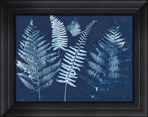 Framed Nature By The Lake - Ferns I Print