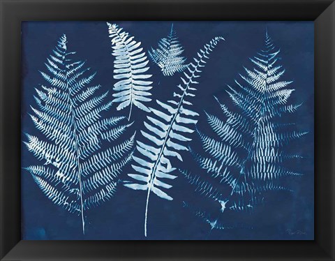 Framed Nature By The Lake - Ferns I Print