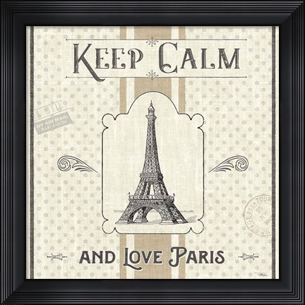 Framed Paris Farmhouse V Print