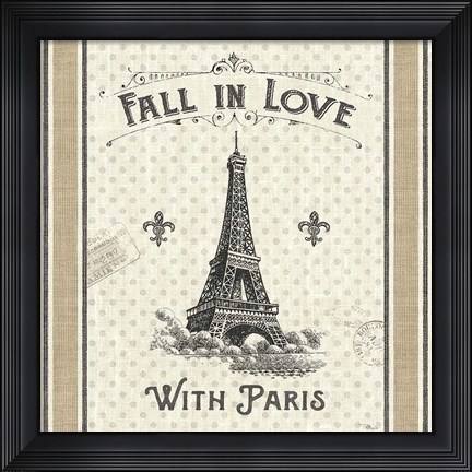 Framed Paris Farmhouse II Print