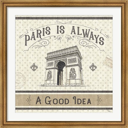Framed Paris Farmhouse IV Print