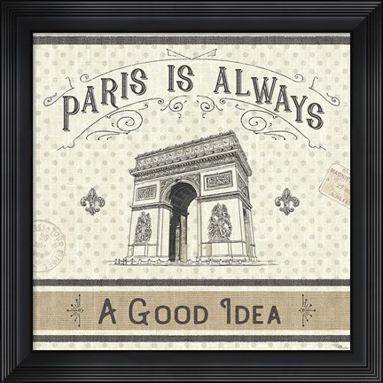 Framed Paris Farmhouse IV Print