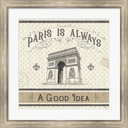 Framed Paris Farmhouse IV Print