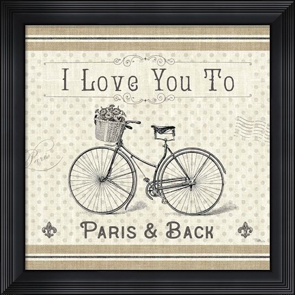 Framed Paris Farmhouse III Print