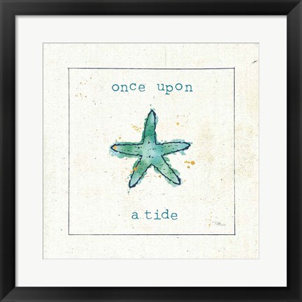 Framed Sea Treasures III - Once Upon a Tide Print