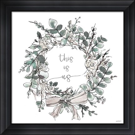 Framed Modern Farmhouse VII on White Print