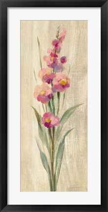 Framed Farm Flower I Print
