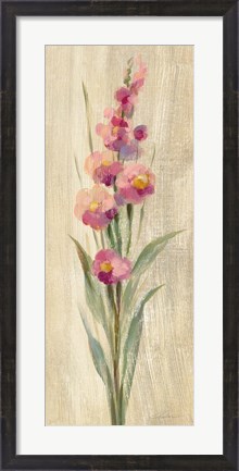 Framed Farm Flower I Print