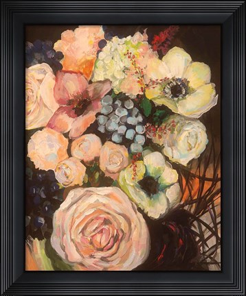 Framed Wedding Bouquet Print