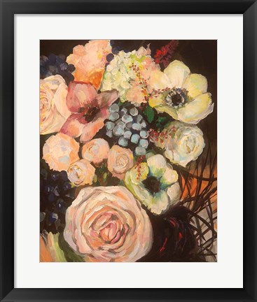 Framed Wedding Bouquet Print