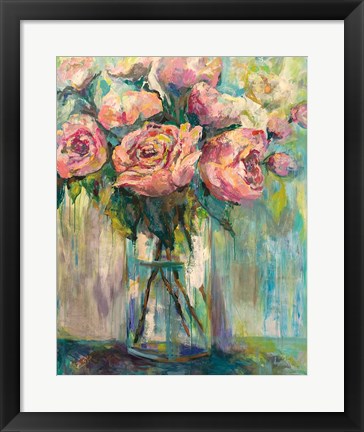 Framed Peony Play Print