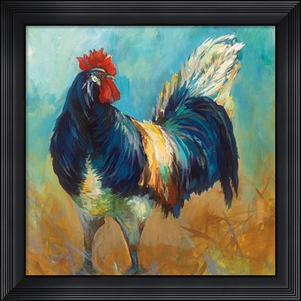 Framed Cocky Print