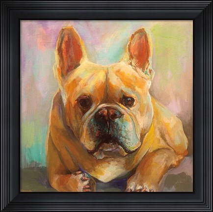 Framed Frenchie Print