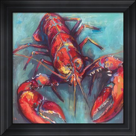 Framed Lobster Print