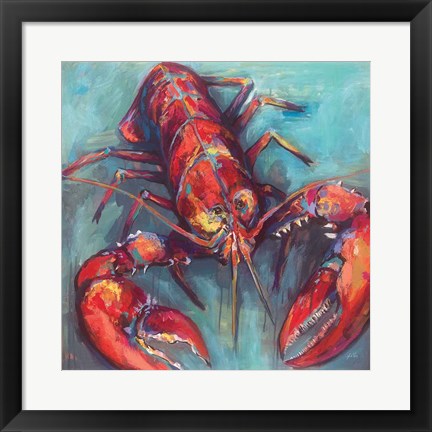 Framed Lobster Print