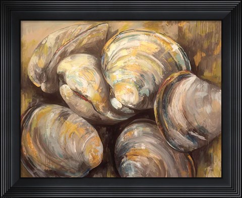 Framed Gang of Quahogs Print