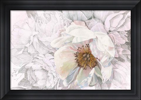 Framed Blooming Sketch Print