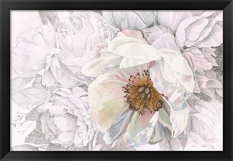 Framed Blooming Sketch Print