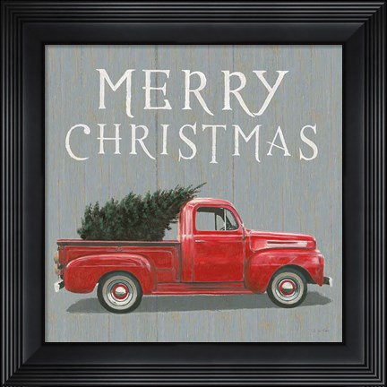 Framed Christmas Affinity XI Merry Christmas Print