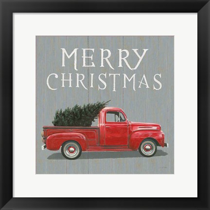 Framed Christmas Affinity XI Merry Christmas Print