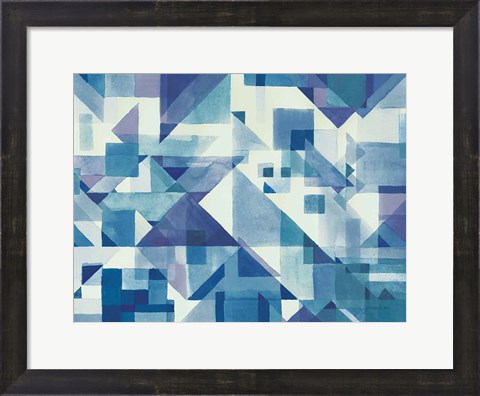 Framed Try Angles I Blue Print